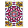radial, abstract, hexagonal, psychedelic, vector,