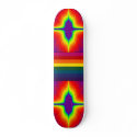 trippy Rainbow skateboards by ubertastic21 trippy Rainbow skateboards