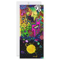 Trippy Sky Bookmark Rack Cards