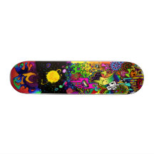 Trippy Sky Mini Skate Decks