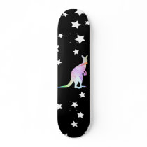 Trippy Space Kangaroo Skateboard