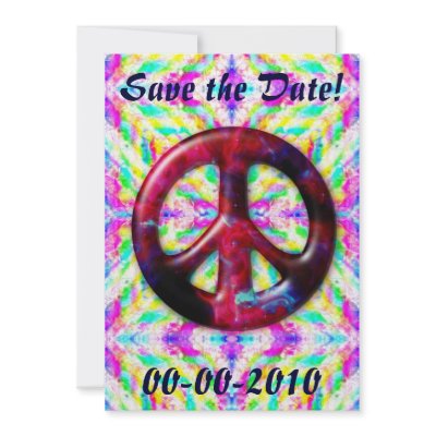 trippy space nebula peace sign