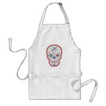 Trippy Sugar Skull aprons