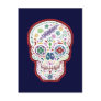 Trippy Sugar Skull Postcard