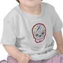 Trippy Sugar Skull t-shirts