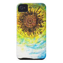 Trippy Sun iPhone 4 Case