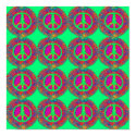 Trippy Tie-Dye Psychedelic Peace Sign posters