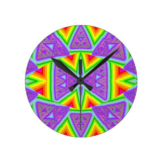 Trippy Triangles Clocks