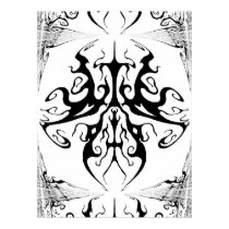 Trippy Tribal Butterfly 36x48 posters