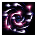 trippy twirl abstract art poster posters