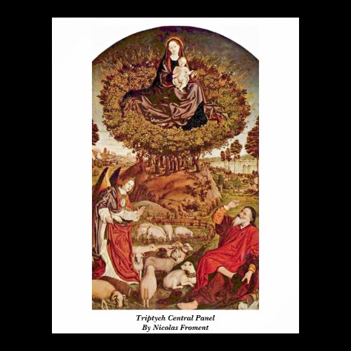 Triptych Central Panel By Nicolas Froment Posters
