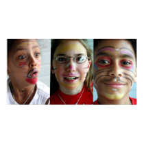 Triptych: Kids with Makeup posters by daysrays Triptych: Kids with Makeup posters