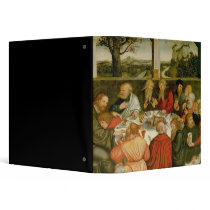 Triptych, left panel, Philipp Melanchthon Vinyl Binders