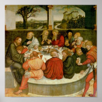 Triptych, left panel, Philipp Melanchthon Print