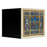 Triptych of Louis XII  and Anne de Bretagne 3 Ring Binders