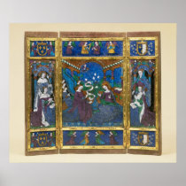 Triptych of Louis XII  and Anne de Bretagne Print
