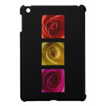 Triptych Roses orange yellow pink iPad Mini Case