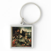 Triptych: The Temptation of St. Anthony Keychains