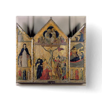 Triptych with Scenes from the Life of the Pinback Buttons