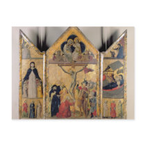 Triptych with Scenes from the Life of the Postcard