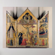 Triptych with Scenes from the Life of the Poster