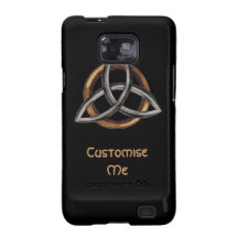 Triquetra (Brown/Silver) Samsung Galaxy Cases