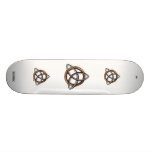 Triquetra (Brown/Silver) Skateboard Decks