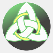 Triquetra Celtic Trinity Knot Round Sticker