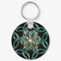 Triquetra Circle Knot Keychain