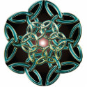 Triquetra Circle Knot Pin photo sculptures