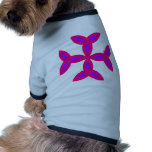 Triquetra Cross in Magenta Pink Purple Doggie Tee
