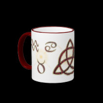 Triquetra Drinkware mugs by Rockangel1 Triquetra Drinkware mugs