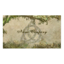 Triquetra Natural Business Card Templates