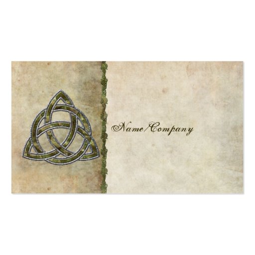 Triquetra Natural Business Cards