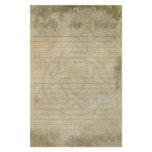 Triquetra Natural, Earth Air Water Lined Stationery Design