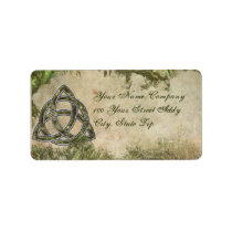 Triquetra Natural Personalized Address Label