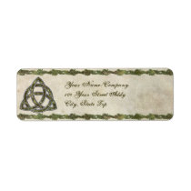 Triquetra Natural Custom Return Address Labels