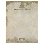 Triquetra Natural Personalized Letterhead
