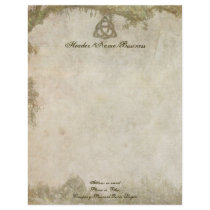 Triquetra Natural Personalized Letterhead