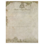 Triquetra Natural Lined Personalized Letterhead