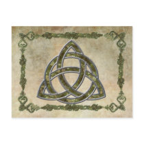 Triquetra Natural Post Card