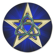 Triquetra Pentagram Sticker