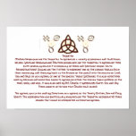Triquetra Poster posters