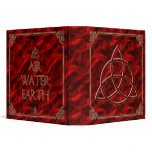 Triquetra Red Silk binders