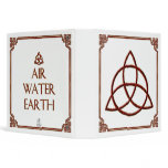 Triquetra Red Silk binders