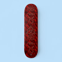 Triquetra Red Silk skateboards