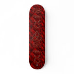 Triquetra Red Silk Skateboard