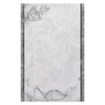 Triquetra Silver Bevel Stationery Paper