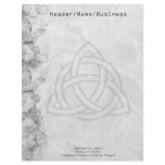 Triquetra Siver Bevel Letterhead