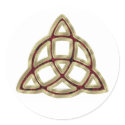 Triquetra Stickers by Rockangel1 Triquetra Stickers
